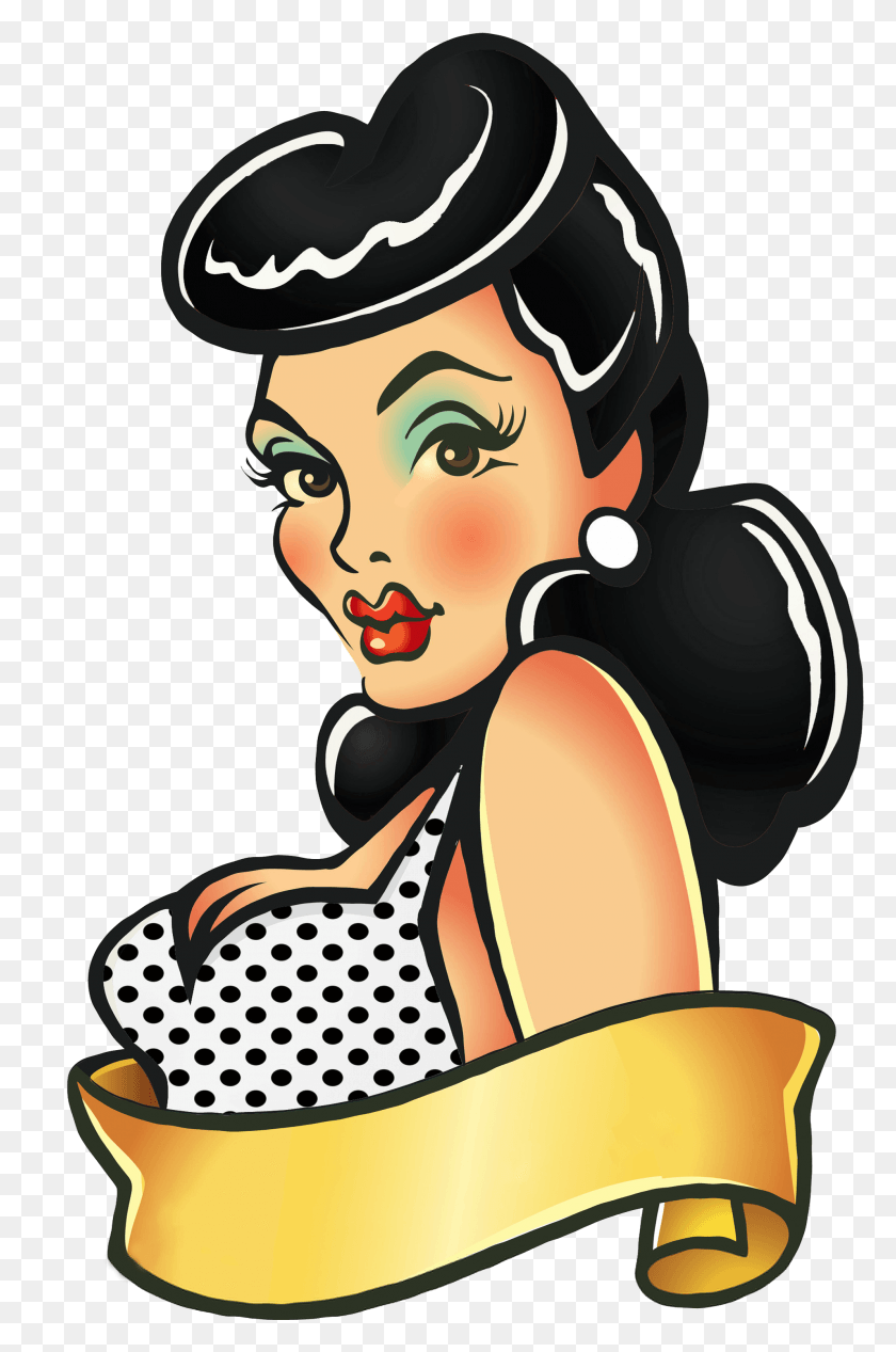1991x3082 Collection Of Free Pinup Drawing Vintage Pin Up Girl, Sport, Sports, Texture HD PNG Download