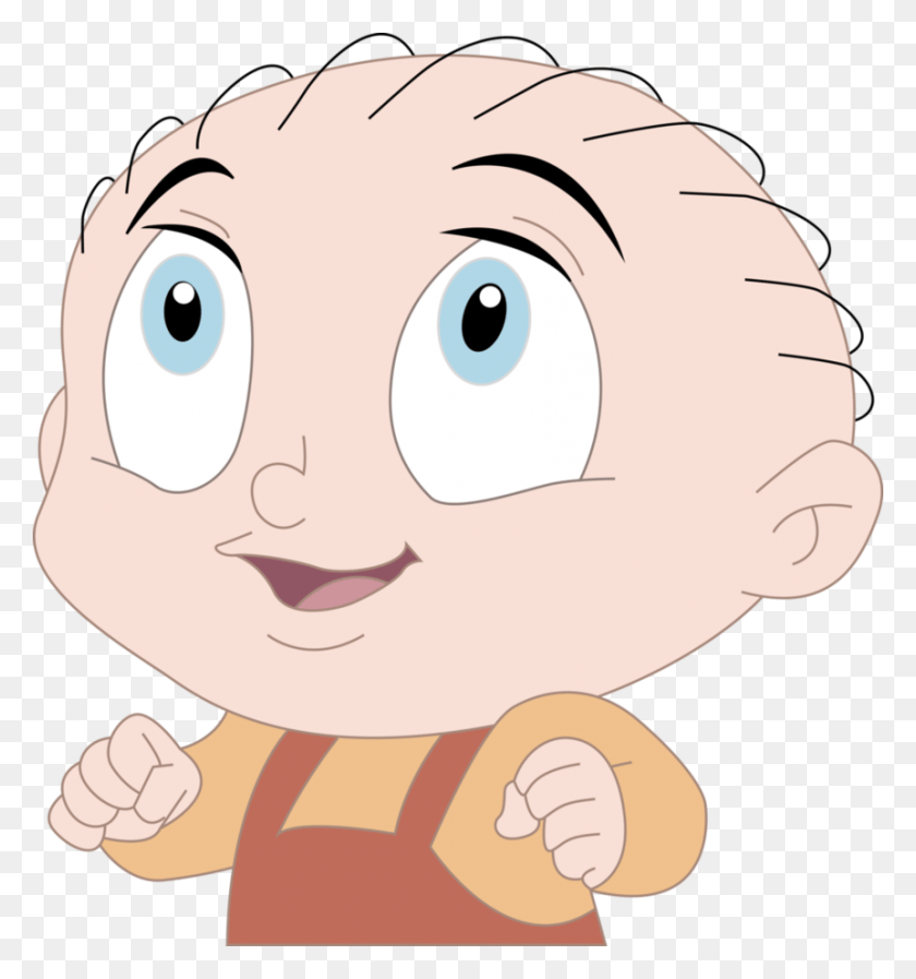 862x926 Collection Of Free Stewie Drawing Graffiti Family Guy Stewie Disney, Head, Giant Panda, Bear HD PNG Download