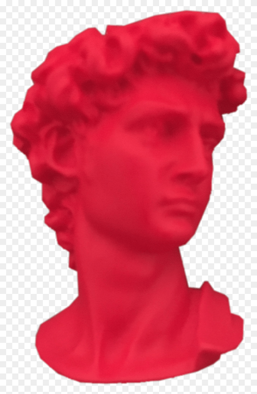 1024x1612 Collection Of Free Transparent Red Vaporwave Bust, Head, Face, Person HD PNG Download
