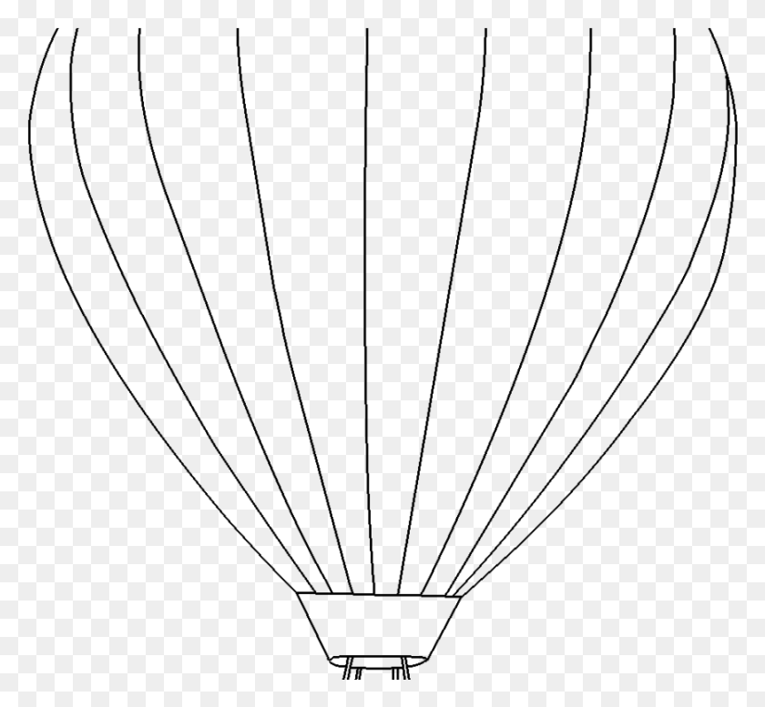 871x801 Collection Of Freealloons Drawing Color On Hot Air Balloon, Gray, World Of Warcraft HD PNG Download