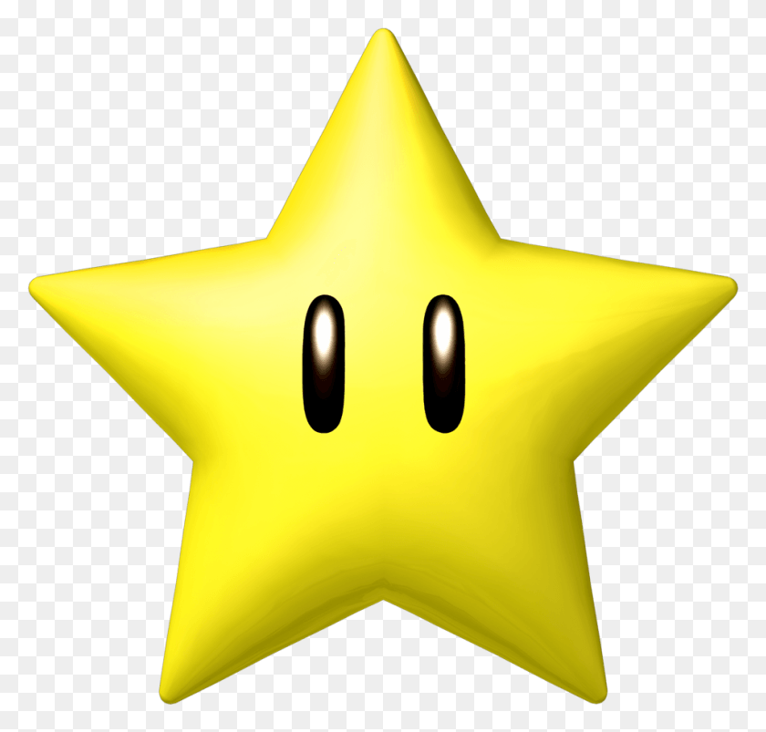 952x907 Colección De Mario Star Clipart Super Mario Star, Símbolo De Estrella, Símbolo Hd Png