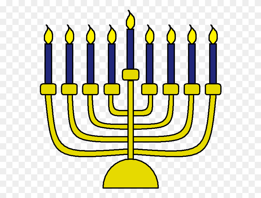 586x576 Collection Of Menorah Clipart Free Hanukkah Menorah Day, Candle, Flame, Fire HD PNG Download