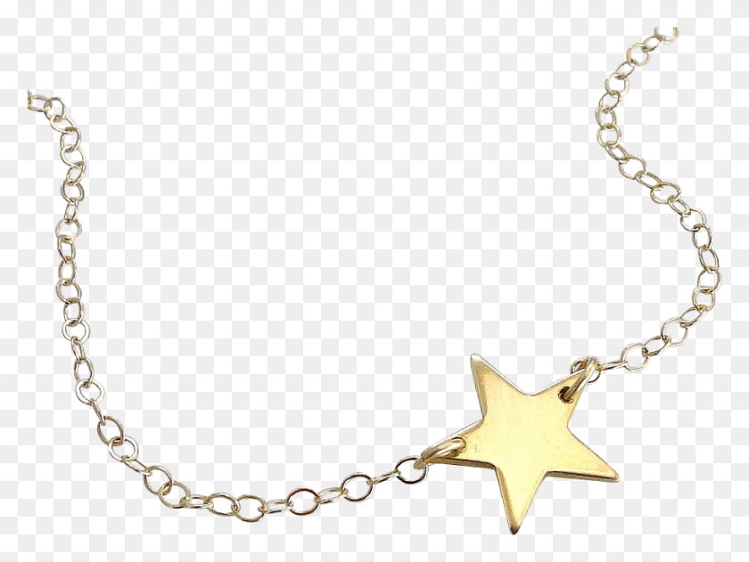 907x665 Collection Of Necklace Drawing Star Jewelry, Pendant, Chain, Star Symbol HD PNG Download