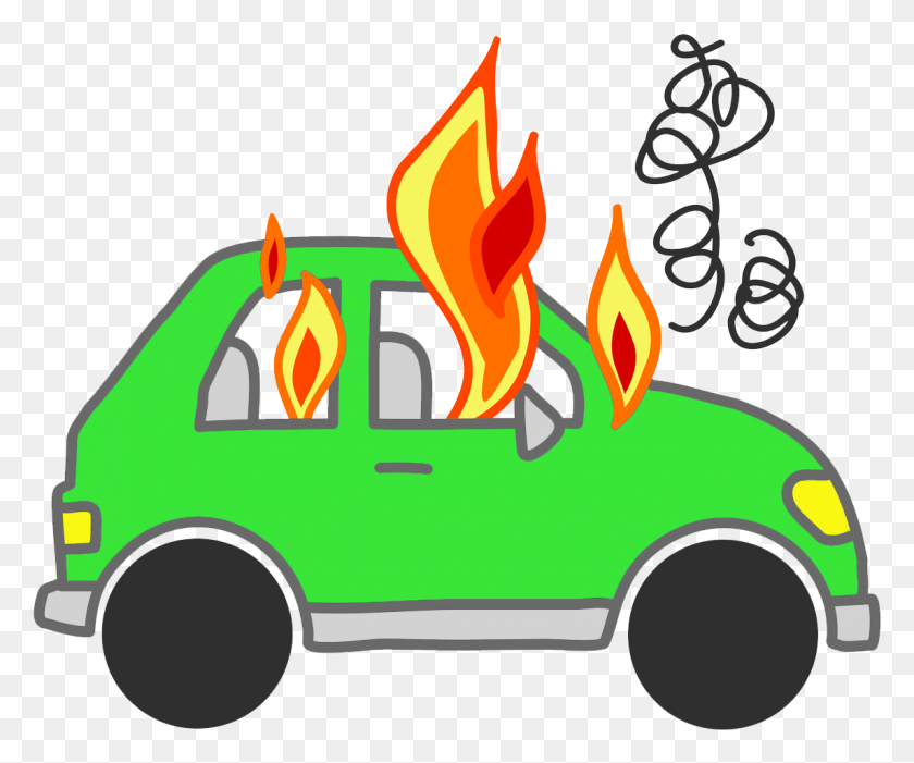 1145x941 Collection Of On Fire Clipart Fire Car Clip Art, Flame, Food, Vehicle HD PNG Download