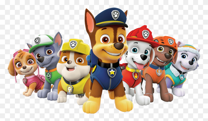1775x982 Collection Of Paw Patrol Clipart Free High Quality Paw Patrol, Toy, Plush, Mascot HD PNG Download