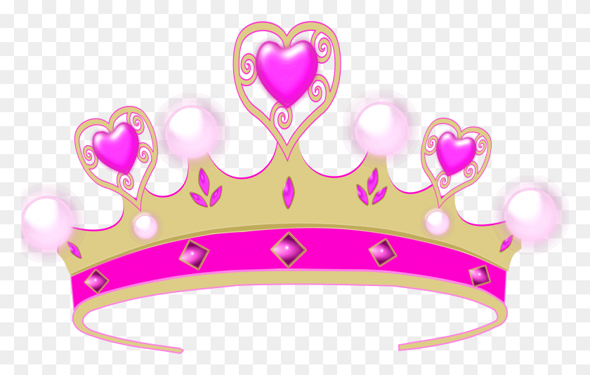 2387x1454 Collection Of Pink Princess Crown Clipart Princess Crown Clip Art, Accessories, Accessory, Jewelry HD PNG Download
