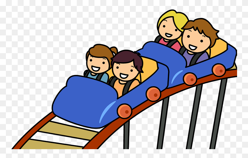 766x475 Collection Of Roller Coaster Clipart Free Riding A Rollercoaster Clipart, Amusement Park, Coaster, Smile HD PNG Download