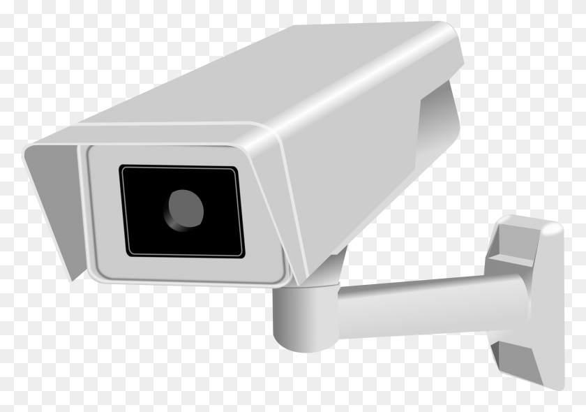 2400x1632 Collection Of Security Camera Clipart Transparent Video Surveillance Camera Clipart, Adapter, Projector, Mailbox HD PNG Download