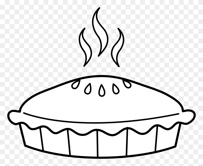 5529x4459 Collection Of Steaming Pie Clipart Black And White Pie Clip Art, Lighting, Fire, Flame HD PNG Download