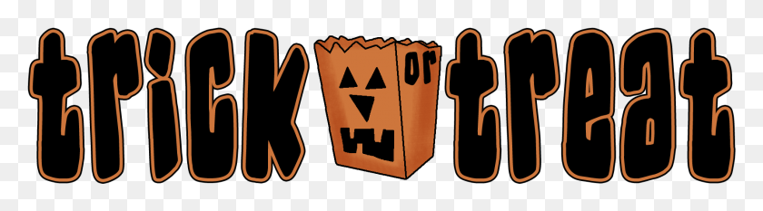 1763x393 Collection Of Trick High Quality Free Trick Or Treating Banner, Text, Symbol, Stencil HD PNG Download