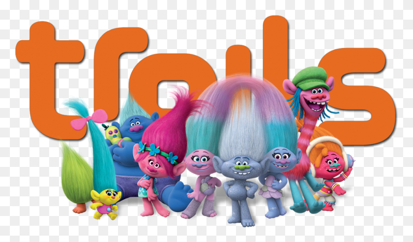 987x548 Collection Of Trolls Movie Clipart, Graphics, Figurine HD PNG Download