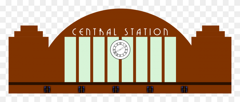 2400x923 Collection Railway Station High Quality Free Train Station Clipart, Label, Text, Word HD PNG Download