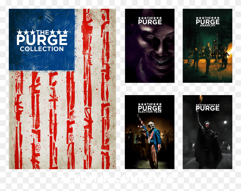 1129x880 Collectioncollection The Purge Collection Purge Anarchy, Person, Human, Poster HD PNG Download