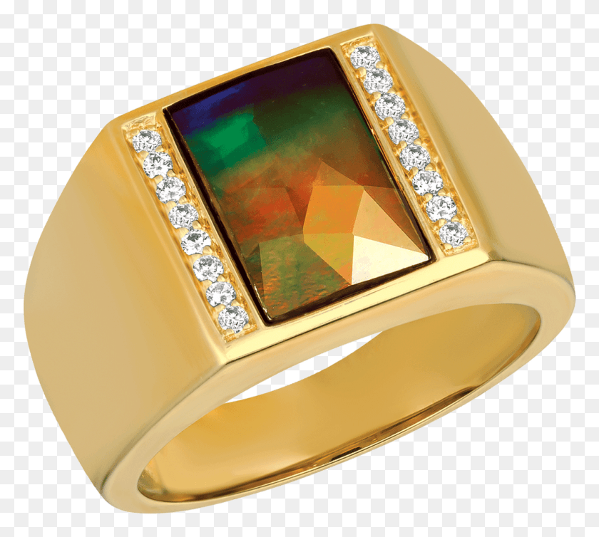 1016x904 Collections Mens Gold Ammolite Ring, Accessories, Accessory, Jewelry HD PNG Download