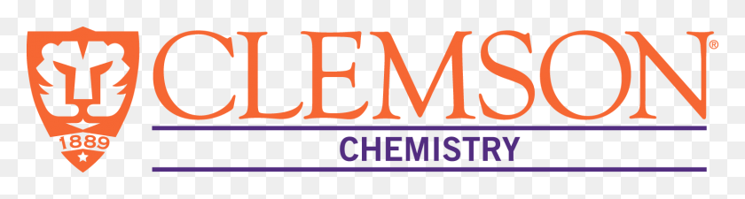 1500x318 College Of Science Chemistry Logo Clemson University, Text, Alphabet, Word HD PNG Download