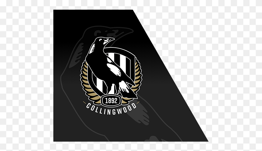 499x424 Логотип Collingwood Magpies Большой Западный Сидней Джайентс Западное Побережье Иглз V Коллингвуд, Животное, Птица, Символ Hd Png Скачать