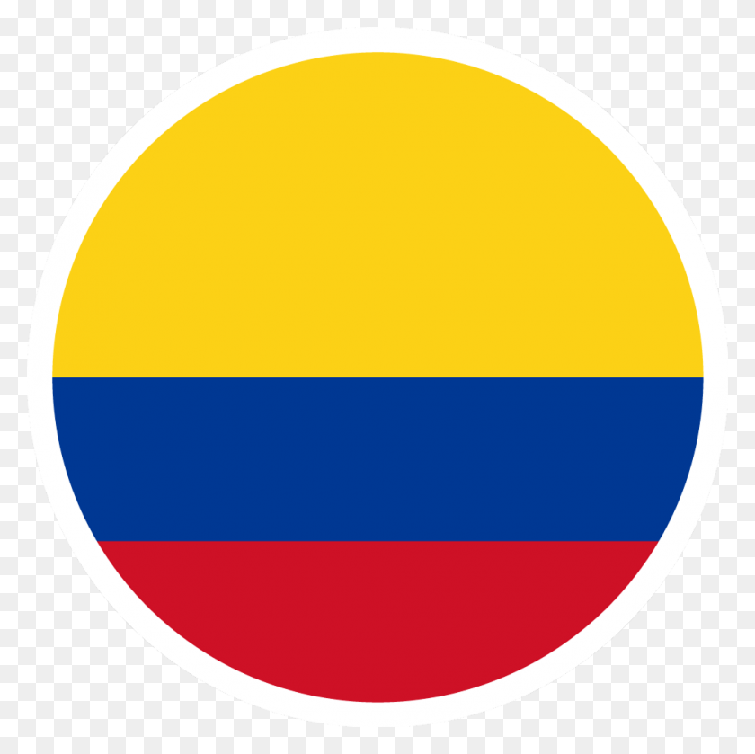 1000x1000 Colombia Flag Football Logos Colombia Flag Icon, Label, Text, Balloon HD PNG Download