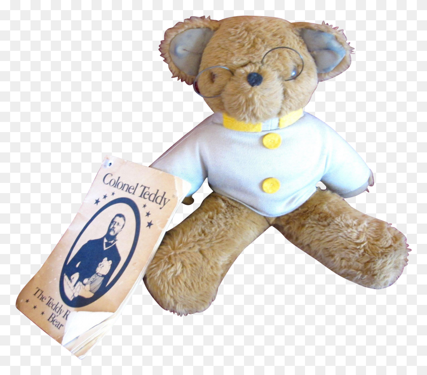 1989x1731 Colonel Teddy Roosevelt Bear H2w Stuffed Toy, Teddy Bear, Doll, Plush HD PNG Download