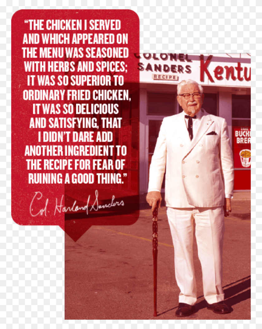 768x997 Colonel Wisdom Kfc Colonel Sanders, Clothing, Person, Tie HD PNG Download