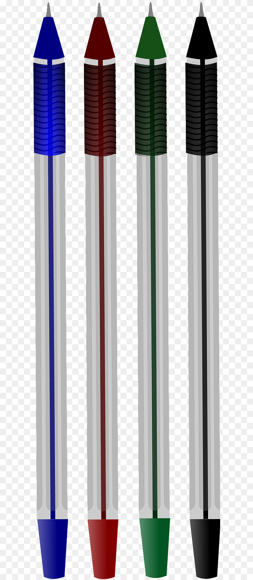 Color Ballpoint Pens Clipart, Lamp, Rocket, Weapon PNG