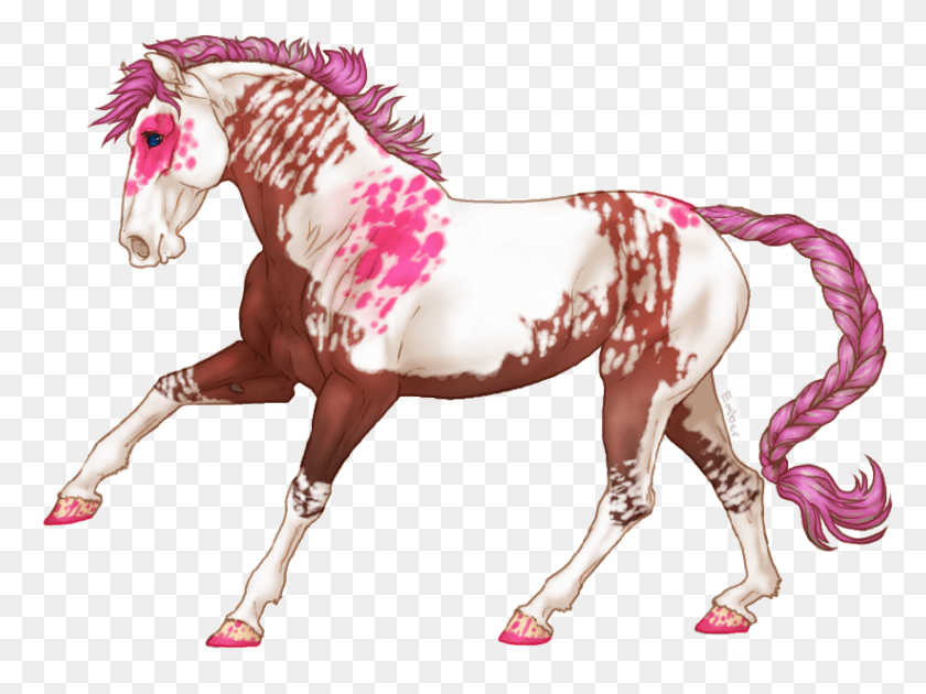 821x601 Color Burst Mane, Лошадь, Млекопитающее, Животное Hd Png Скачать