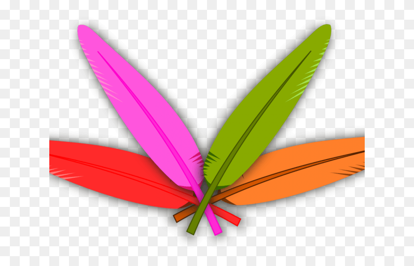 640x480 Color Clipart Feather Clip Art, Plant, Purple, Graphics HD PNG Download