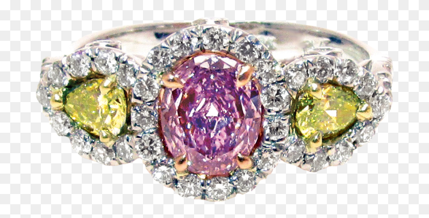 705x367 Color Diamond Ring Pre Engagement Ring, Diamond, Gemstone, Jewelry Descargar Hd Png