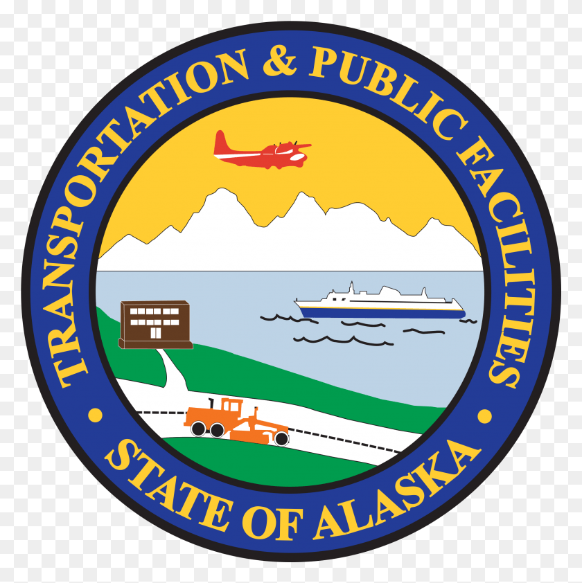 2388x2395 Descargar Png Color Medium Res Dotamppf Departamento De Transporte De Alaska, Etiqueta, Texto, Logotipo Hd Png