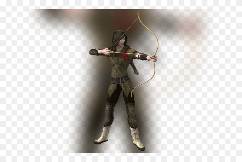 664x501 Color Palette Ideas From Weapon Bow And Arrow Ranged Longbow, Person, Human, Archer HD PNG Download