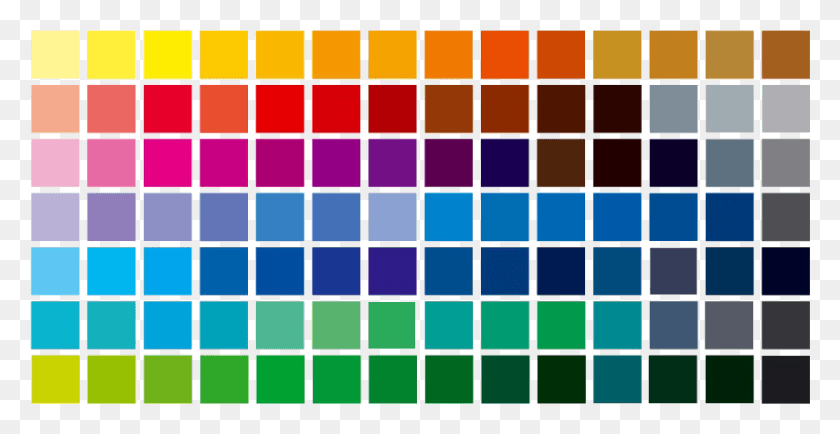 1671x803 Цветовая Палитра Pantone De Colores Cmyk, Шахматы, Игра, Контейнер С Краской Hd Png Скачать