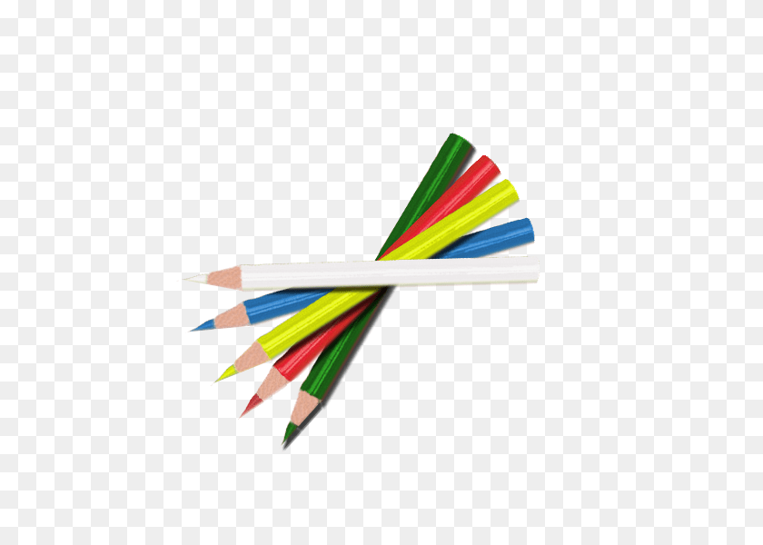 Color Pencil Clipart Sticker PNG