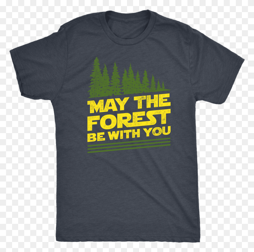 961x953 Color Splash May The Forest Be With You Shirt Active Shirt, Clothing, Apparel, T-shirt HD PNG Download