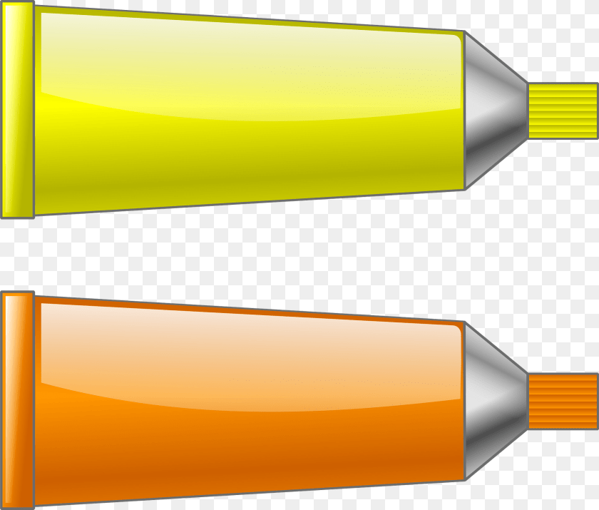 1920x1634 Color Tubes Yellow And Orange Pencil Clipart PNG