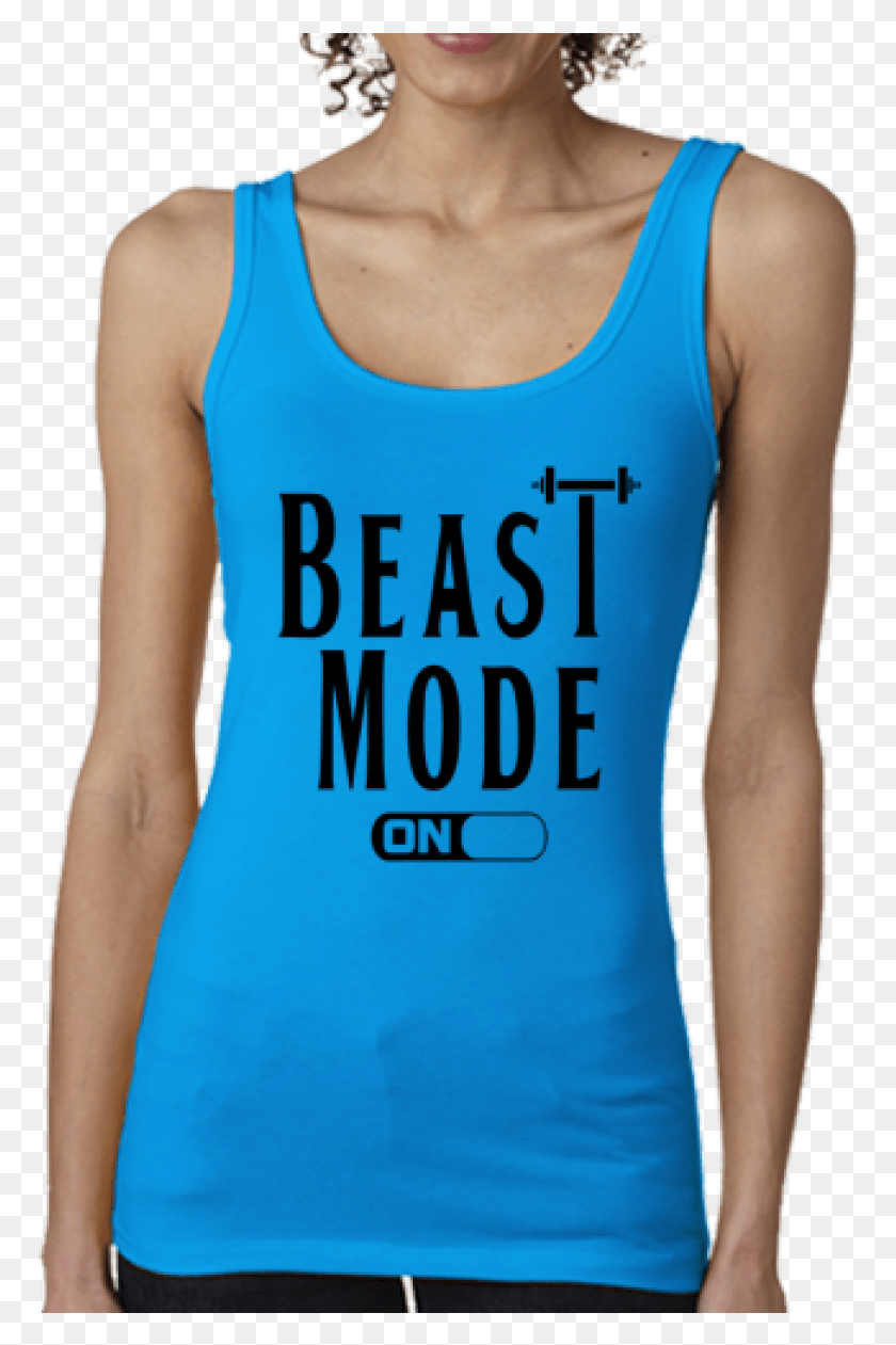 770x1201 Color Turquoise Active Tank, Clothing, Apparel, Person Descargar Hd Png