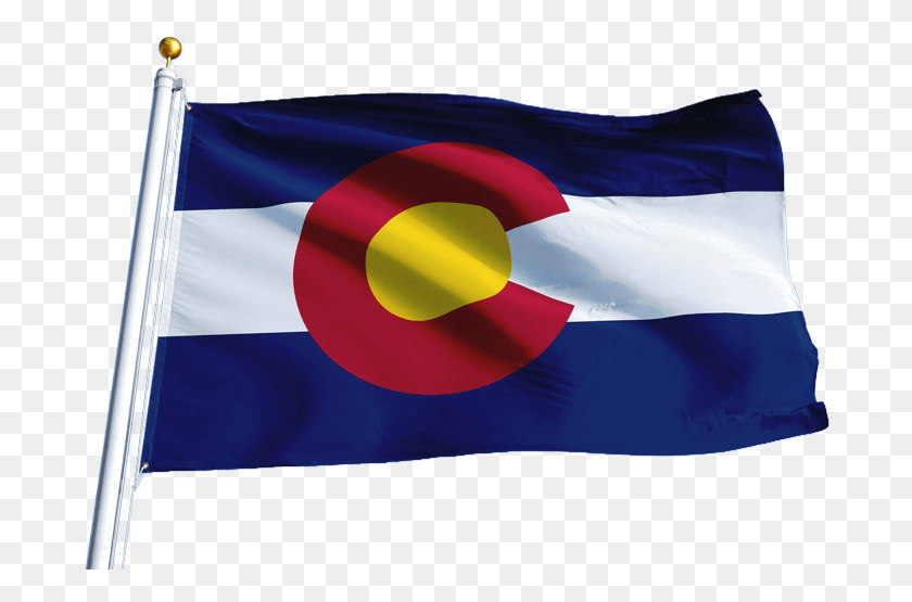 689x495 Флаг Штата Колорадо, Символ, Американский Флаг Hd Png Скачать