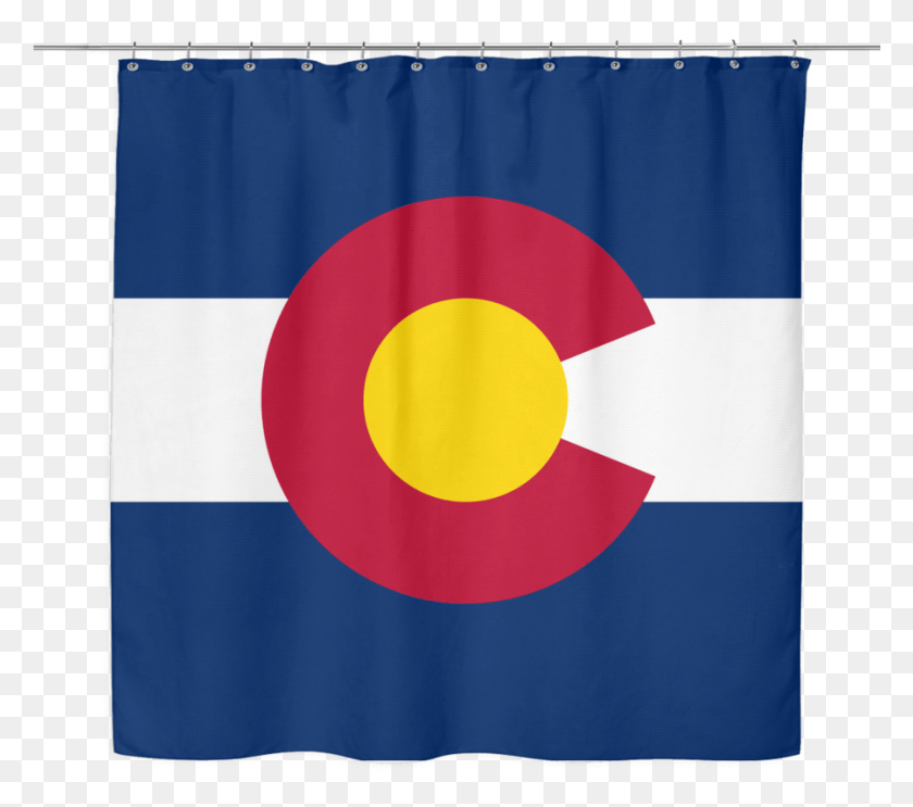 901x790 Colorado State Flag Shower CurtainClass Lazyload Colorado State Flag, Symbol, Shower Curtain, Curtain HD PNG Download