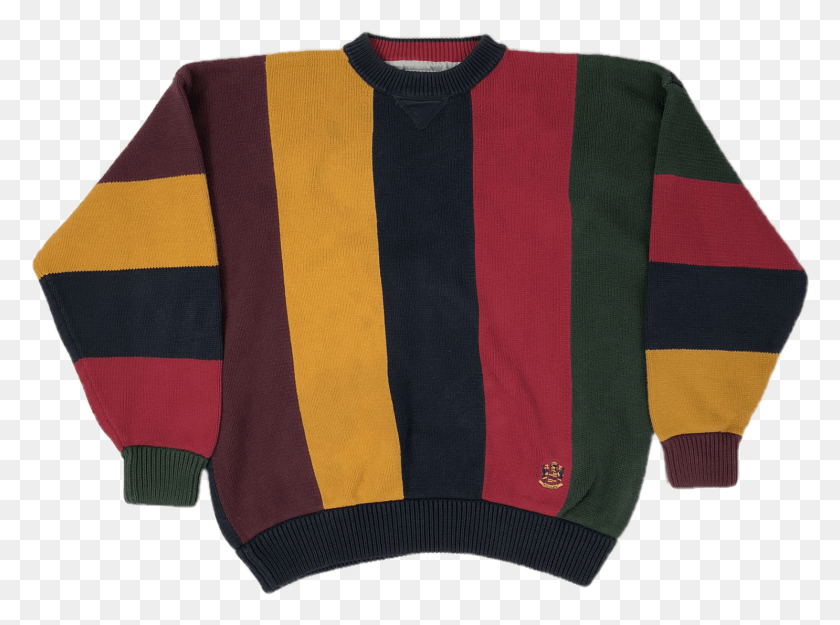 1486x1077 Colorblock Vertical Stripe Van Heusen Sweater Cardigan, Clothing, Apparel, Sweatshirt HD PNG Download