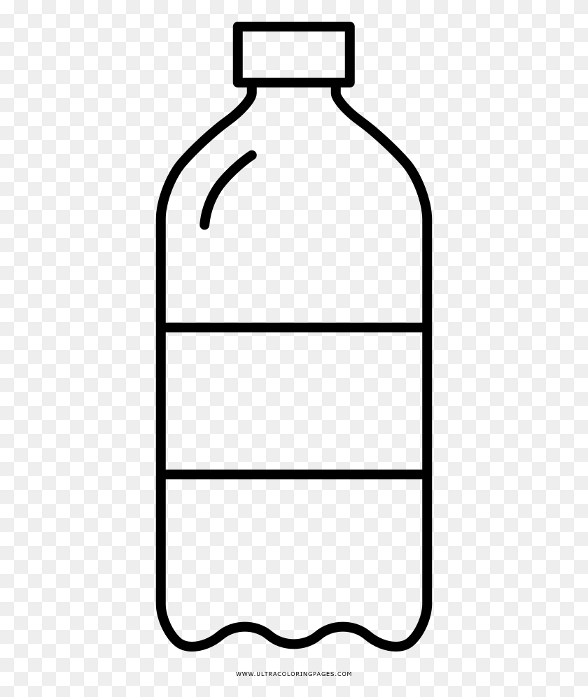 Colorear Una Botella Humanizada Dibujos De Botellas Botella De Agua ...