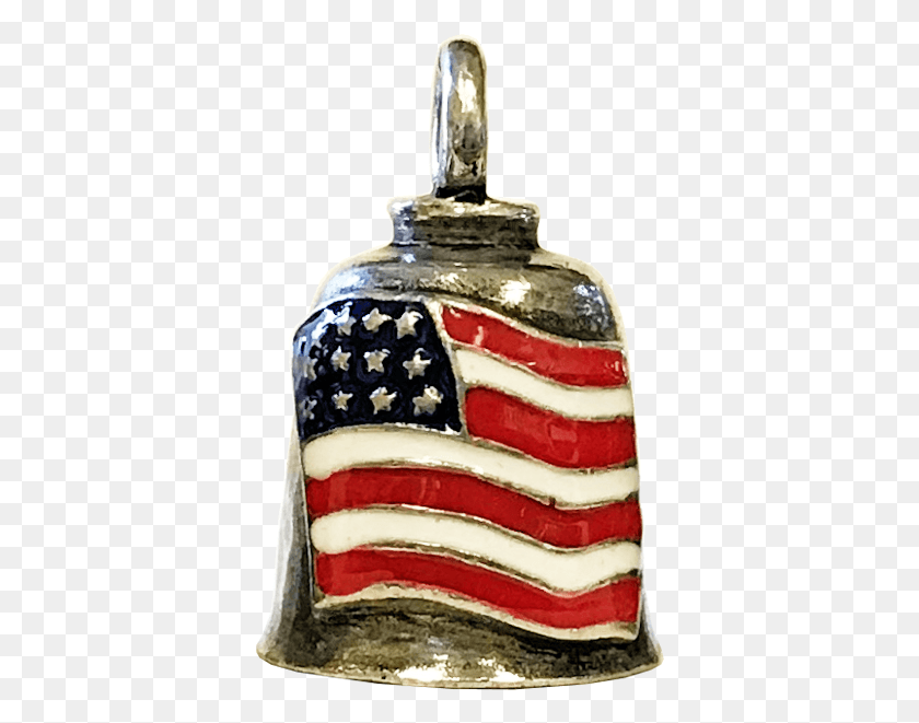 374x601 Colored American Flag Gremlin Bell Locket, Symbol, Emblem, Logo HD PNG Download