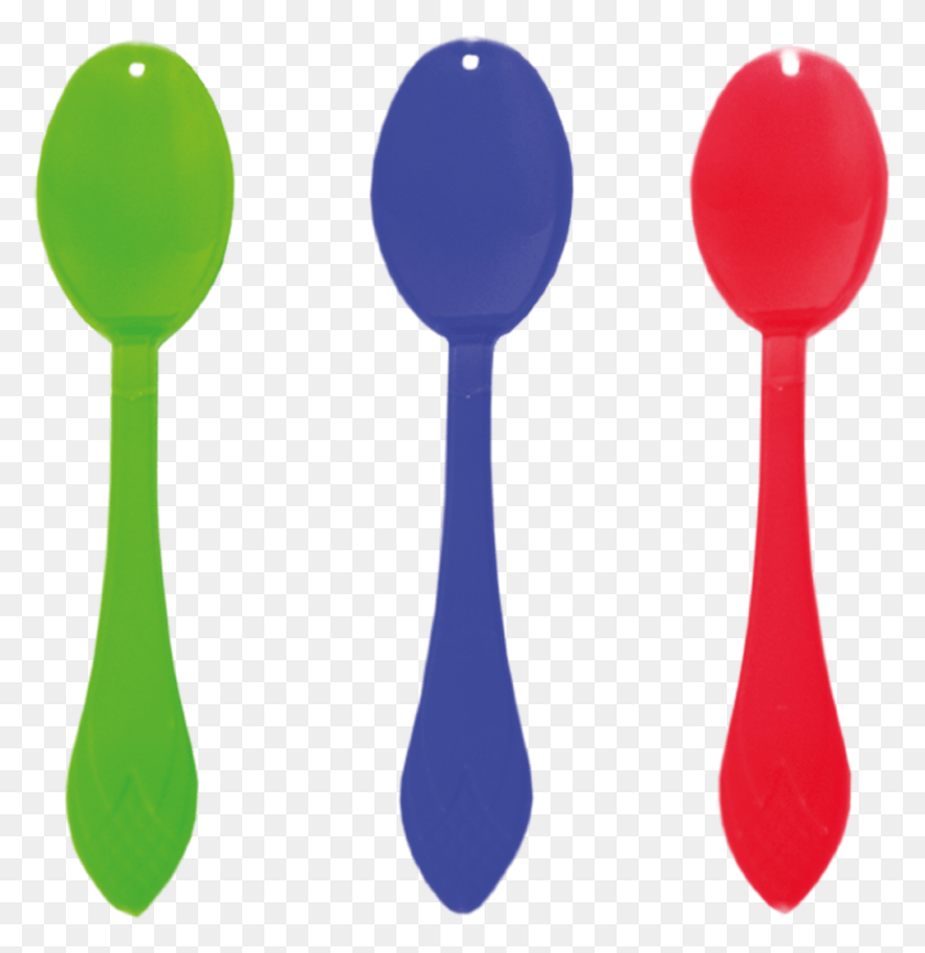 966x999 Colored Plastic Spoons, Cutlery, Spoon, Fork HD PNG Download
