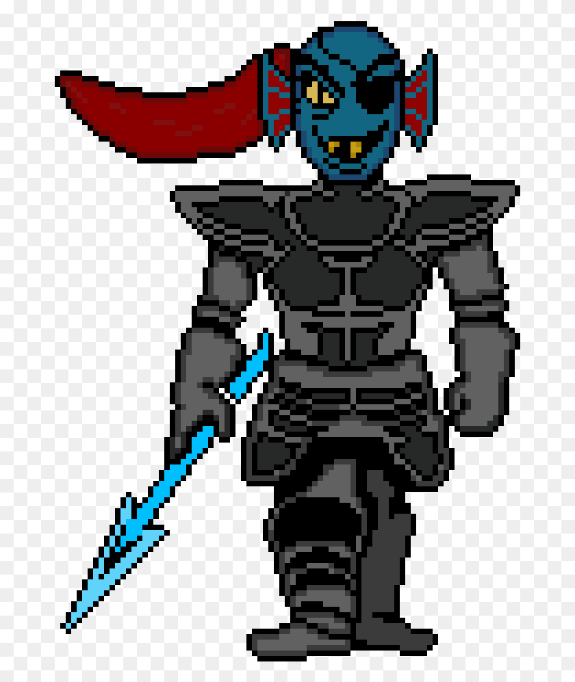 681x937 Colored Undyne Robo Undyne The Undyne, Knight, Robot, Ninja HD PNG Download