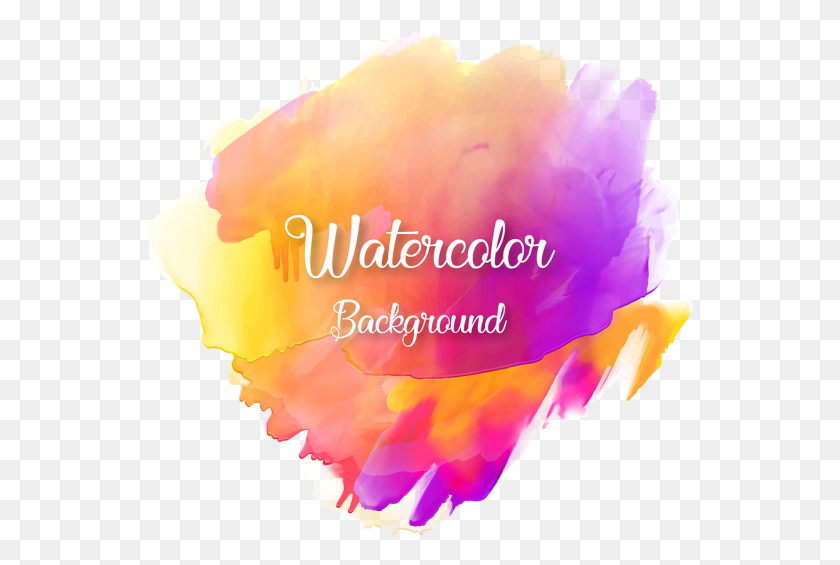 549x505 Colorful Abstract Watercolor Background With Typography Logo Background Shapes, Rose, Flower, Plant Descargar Hd Png
