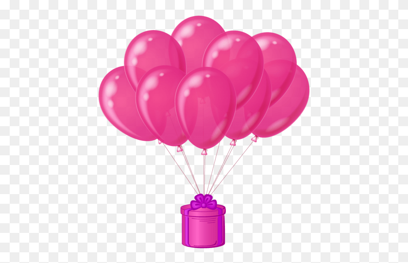 437x482 Colorful Balloon Purple Balloons Gif, Ball HD PNG Download