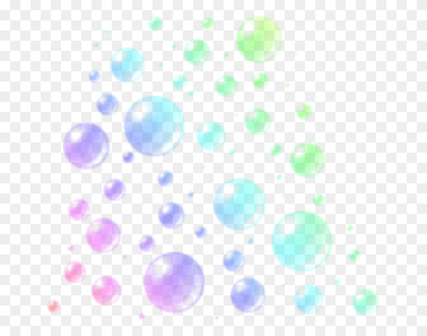 655x600 Descargar Png / Burbujas De Colores, Fondo Transparente, Burbuja Hd Png