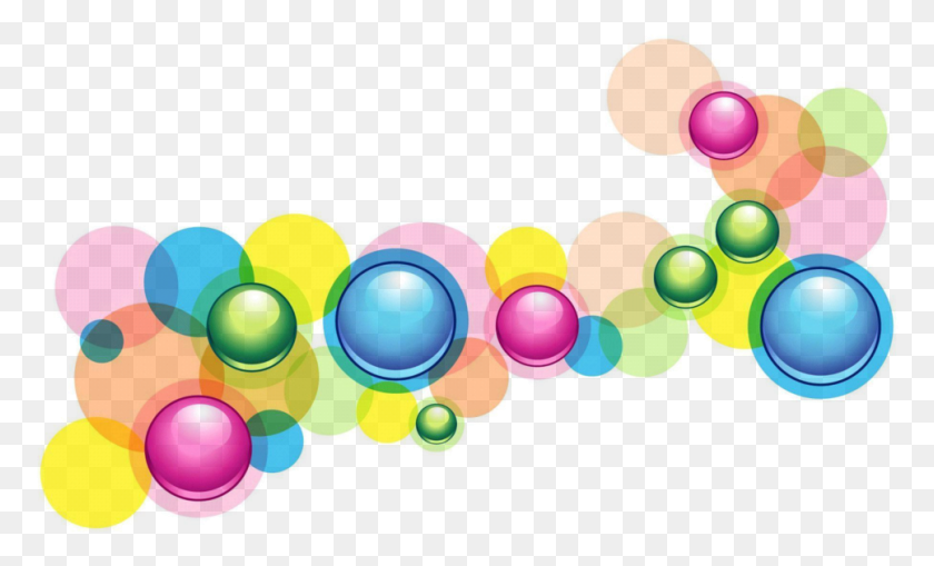 966x557 Colorful Circle Backgrounds, Graphics, Floral Design HD PNG Download