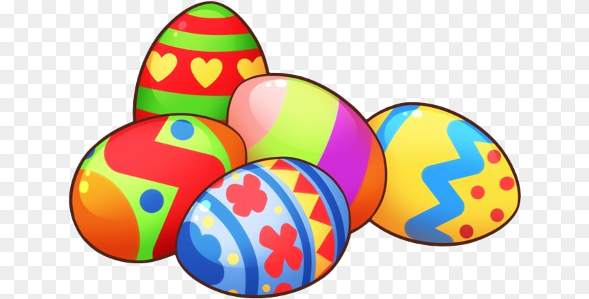 Colorful Easter Eggs Image, Easter Egg, Egg, Food, Disk Clipart PNG