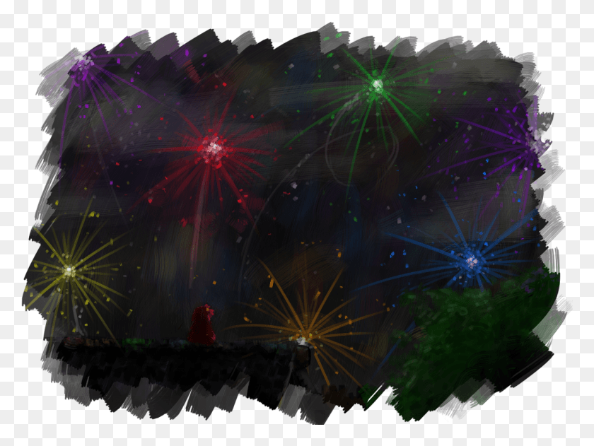 1205x883 Colorful Explosions Fireworks, Light, Laser, Nature HD PNG Download