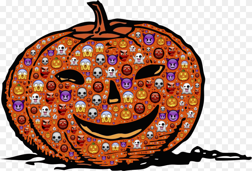 2340x1584 Colorful Halloween Pumpkns, Food, Plant, Produce, Pumpkin Transparent PNG