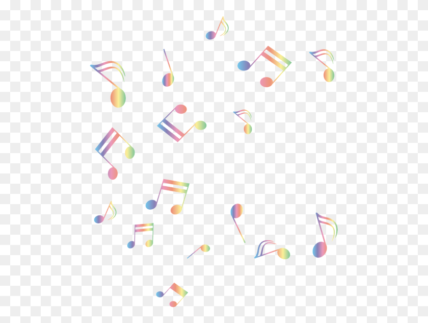 489x573 Colorful Music Background With Color Music Notes Background Music Notes, Confetti, Paper, Sprinkles HD PNG Download
