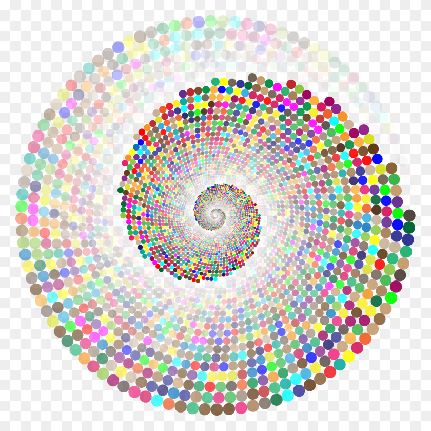2253x2252 Colorful Prismatic Chromatic Rainbow Swirling Chromatic Circle, Rug, Graphics HD PNG Download